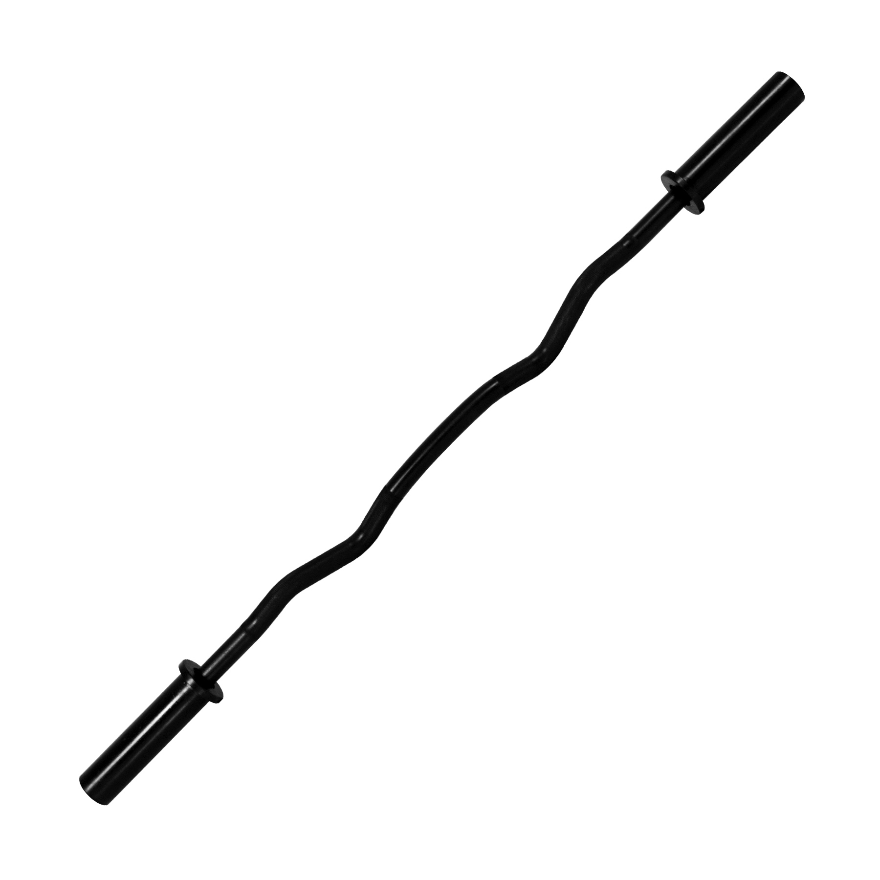 Bodymax Pro OIympic Black Oxide E-Z Curl Bar With Collars • West Coast ...